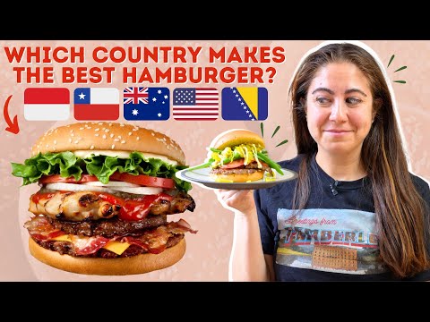 Trying the BEST Hamburgers From Around the World