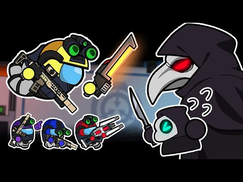 SCP049 vs BABY SCP049 &amp; GHOSTBUSTERS  EP.1 I Among Us Animation