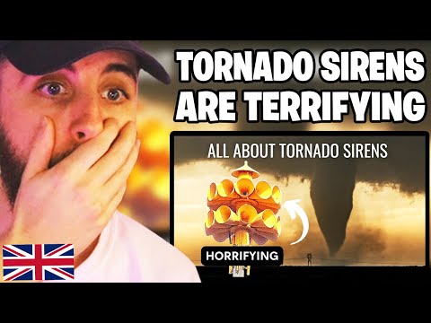 Brit Reacts to Tornado Sirens are Scary...
