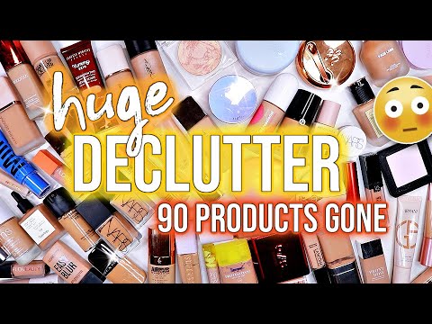 MUCH NEEDED Foundation, Concealer & Powder Declutter | 2025