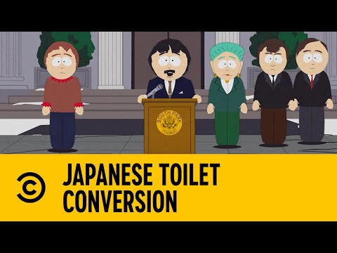 Japanese Toilet Conversion | South Park | Comedy Central Africa