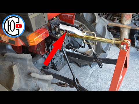 ФИКСАТОР для БЕЗОПАСНОЙ транспортировки АВТОМОБИЛЬНОГО ПРИЦЕПА трактором.