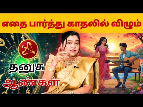 எதை பார்த்து காதலில் விழும் | தனுசு | Thanusu | Sagittarius | Astrology | horoscope | Rasipalan