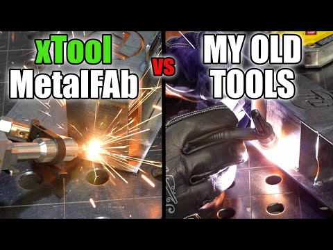 xTool MetalFab in ACTION - Comparison with Plasma Cut & TIG Weld