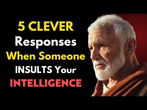 5 CLEVER Responses When Someone INSULTS Your Intelligence | Stoicism