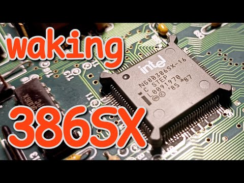 Taking care of a nice 386SX mainboard: FIC LEO 386SX-16V