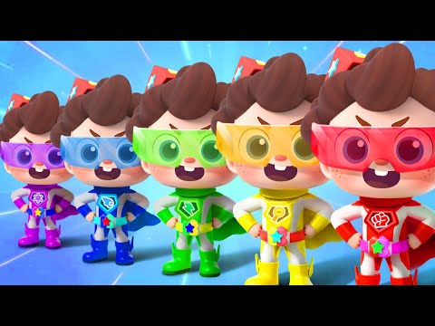 🔴LIVE | Learn Colors with Superheroes | Superhero Song | Nursery Rhymes & Kids Songs | BabyBus
