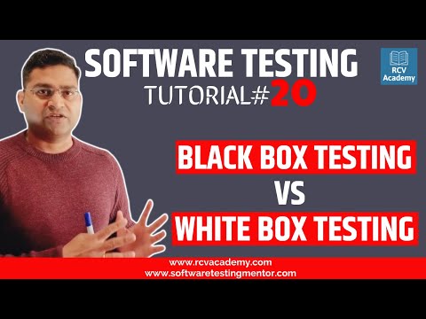 Software Testing Tutorial #20 - Black Box Testing vs White Box Testing