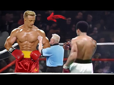 Als Muhammad Ali dem echten Ivan Drago gegenüberstand! UNGLAUBLICH