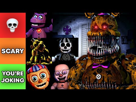 Ranking FNAF Animatronics By How Scary They Are