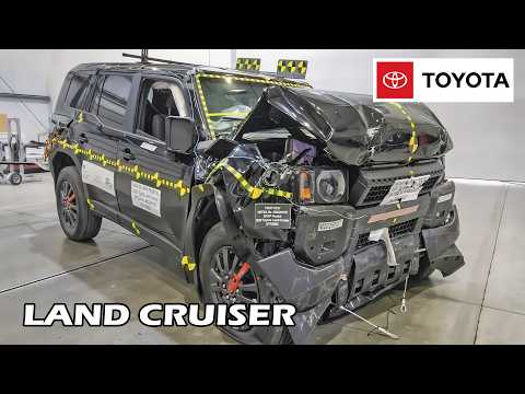 TOYOTA LAND CRUISER  frontal crash test