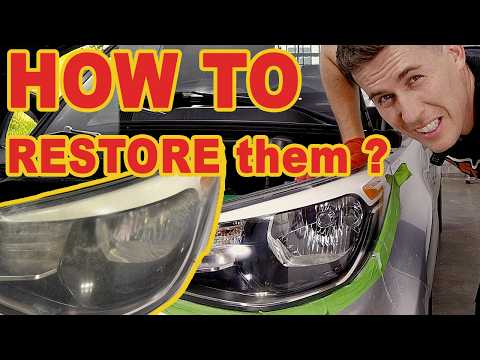 Ultimate headlight restoration: beyond clarity to factory finish! 