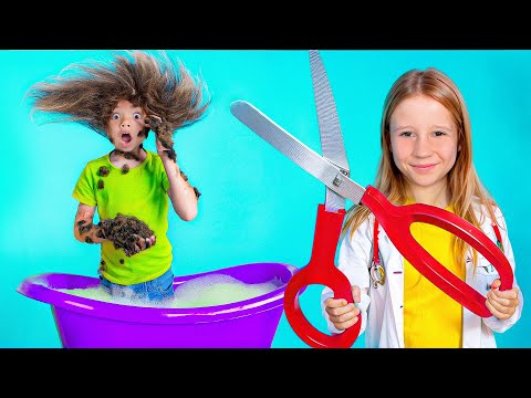 Nastya and a meaningful story to take care of hygiene and health