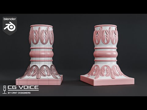 How to model this Indian Temple Pillar design in blender _ blender pillar modeling #03