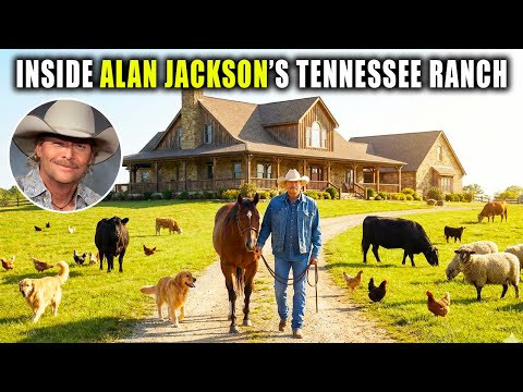 Alan Jackson’s Tennessee Ranch ★ A Legend’s Escape Filled with Family, Horses, and Southern Soul