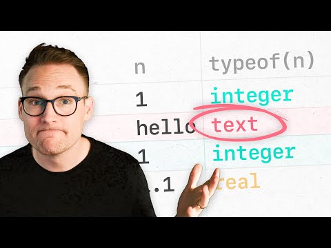 SQLite is not weakly typed!