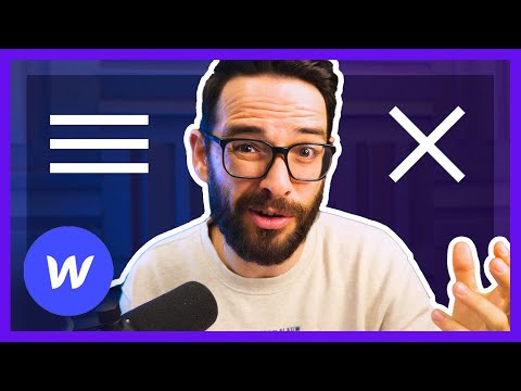 Burger Menu Animations in Webflow