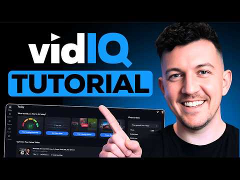 vidIQ Tutorial For Beginners (2026) - How To Use vidIQ To Grow Your Channel