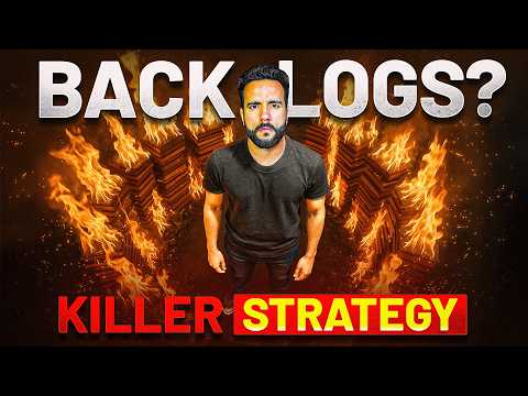 ⚠️ WARNING: Backlogs Might Be Killing Your RANK | Ashu Sir