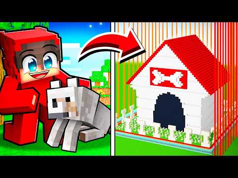 I Built My Dog the SAFEST BASE in Minecraft…