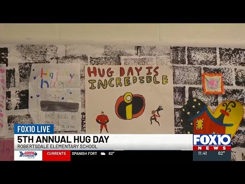 5th Annual Hug Day at Robertsdale Elementary School