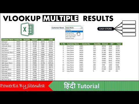 VLOOKUP Multiple Matching Results in Excel