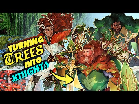Can I turn trees into a team of KNIGHTS? (CHARACTER DESIGN CHALLENGE)
