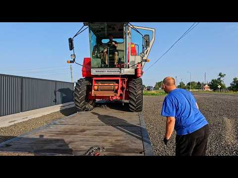 🚜 Long flight: Massey Ferguson 19 + corn header | Kolodyazhne ⮕ Severynivka ⮕ BC ⮕ Bondari