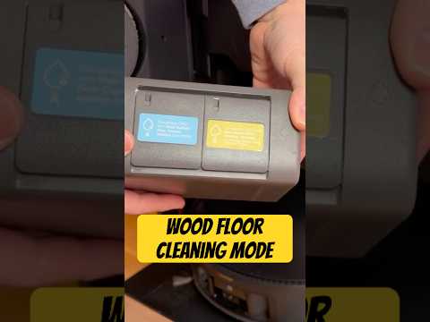 The Mobius 60 has a special wood floor cleaning mode!