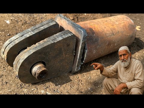How a Skilled Mechanic Recreates a Dumper Jack Front Head from Scratch on Lathe Machine