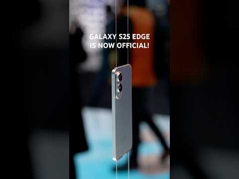 Samsung’s slimmest phone ever! #GALAXYS25EDGE #GALAXYS25