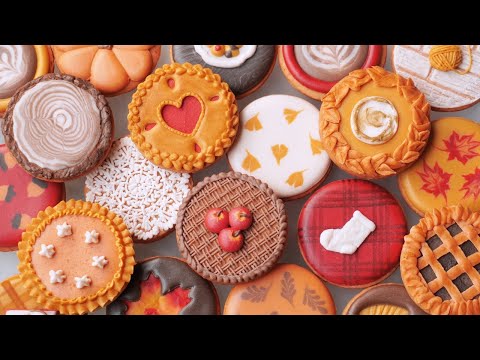 20 Ideas for Cozy Cookies  | Satisfying Cookie Decorating with Royal Icing