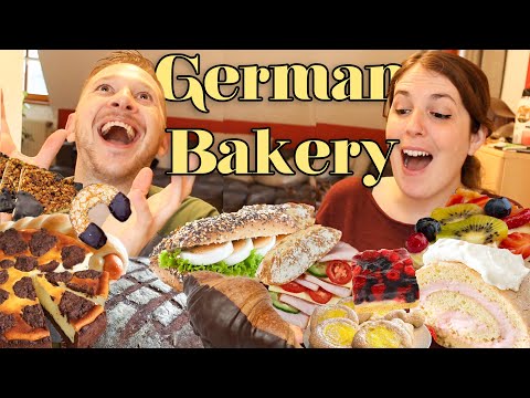 🥐🥨🍰 trying everything at our local german bakery!