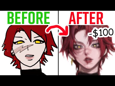 i PAID artists to YASSIFY my DRAWING