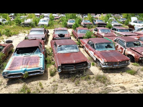 70's NJ Junkyard TOUR - Parts or Complete Cars "Rustys Old Iron" - NNKH2