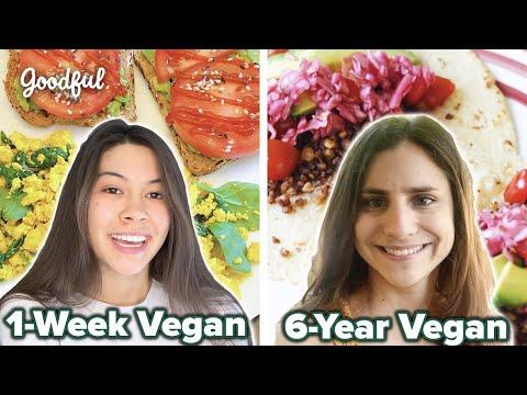 What A Beginner, Intermediate, And Experienced Vegan Eat In A Day | Goodful