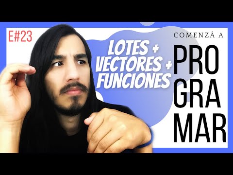 Lotes de Carga y Proceso + FUNCIONES - Aprender PROGRAMACIÓN (Desde Cero) - E#23