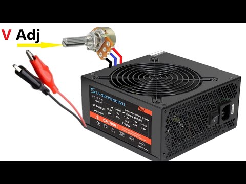 Convert Old Computer Power Supply into Adjustable Power Supply