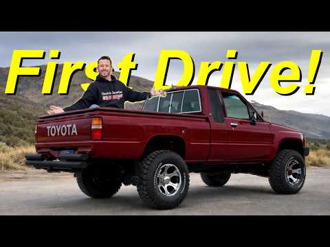 I Put a Tesla Model 3 Motor in My 80s Toyota Truck… Holy Crap!