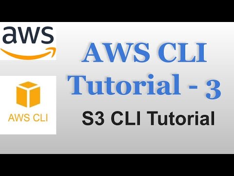 AWS CLI Tutorial -3 | How to write and run AWS CLI Commands | S3 CLI | Create bucket | Copy files