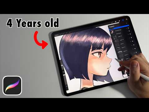 Procreate on the M1 iPad Pro in 2025 | Screen Update | Artist Review