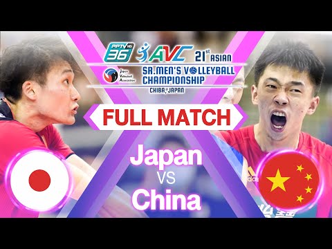 Japan vs. China - Full Match - PPTV 2021 Asian Sr. men's JVA Volleyball Championship | Pool E