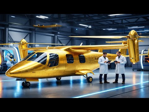 Femtosecond Laser Etching the AgustaWestland AW609 Solid Gold Edition: Satin Detail