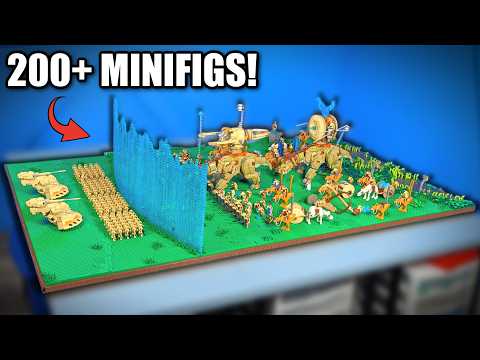 I Built A HUGE LEGO Star Wars The Battle Of Naboo Moc!