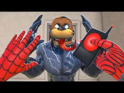 VENOM Tries to Survive FNAF Springlock - Bonelab VR Mods