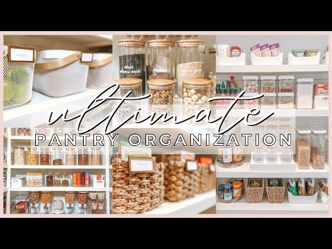 ULTIMATE PANTRY TRANSFORMATION | PANTRY ORGANIZATION | HOW TO ORGANIZE YOUR PANTRY 2023
