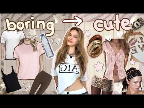 how to make ur BORING clothes CUTE ☆diy Pinterest closet☆