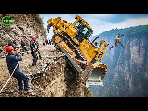 Jaw-Dropping Bulldozer Operator Skills So Crazy You’d Think They’re Fake! #6