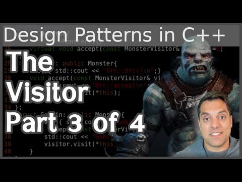 C++ Visitor Design Pattern - Part 3 of 4- Coding the Visitor