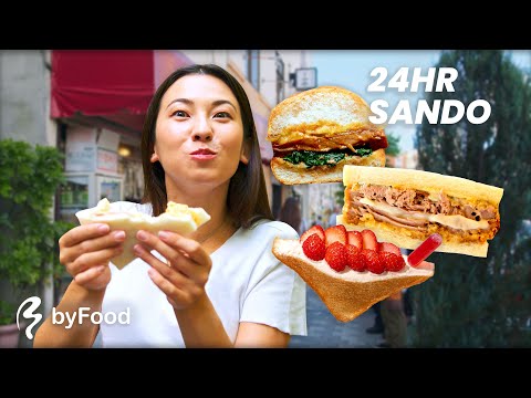 24 Hours of Eating Japanese Sandwiches in Tokyo 🥪